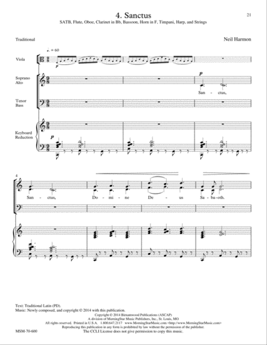 Requiem (Choral Score) 4-Part scores gallery preview page 11