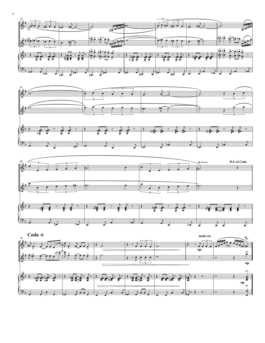 The Girl From Ipanema (garôta De Ipanema) Tenor Saxophone scores gallery preview page 4