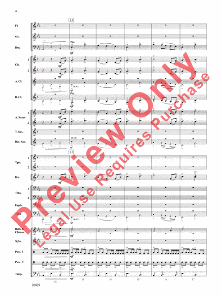 Semper Melior Semper Melior Concert Band scores gallery preview page 5