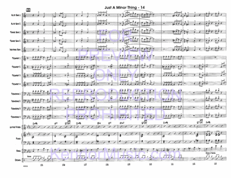 Just A Minor Thing (Full Score)