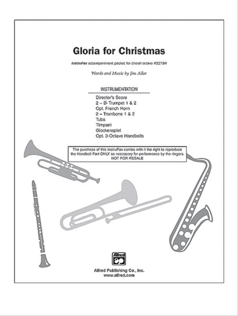 Gloria for Christmas Choir scores gallery preview page 1
