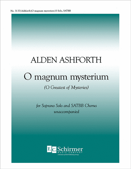 Three Christmas Motets: 2. O Magnum Mysterium (O Greatest of Mysteries)