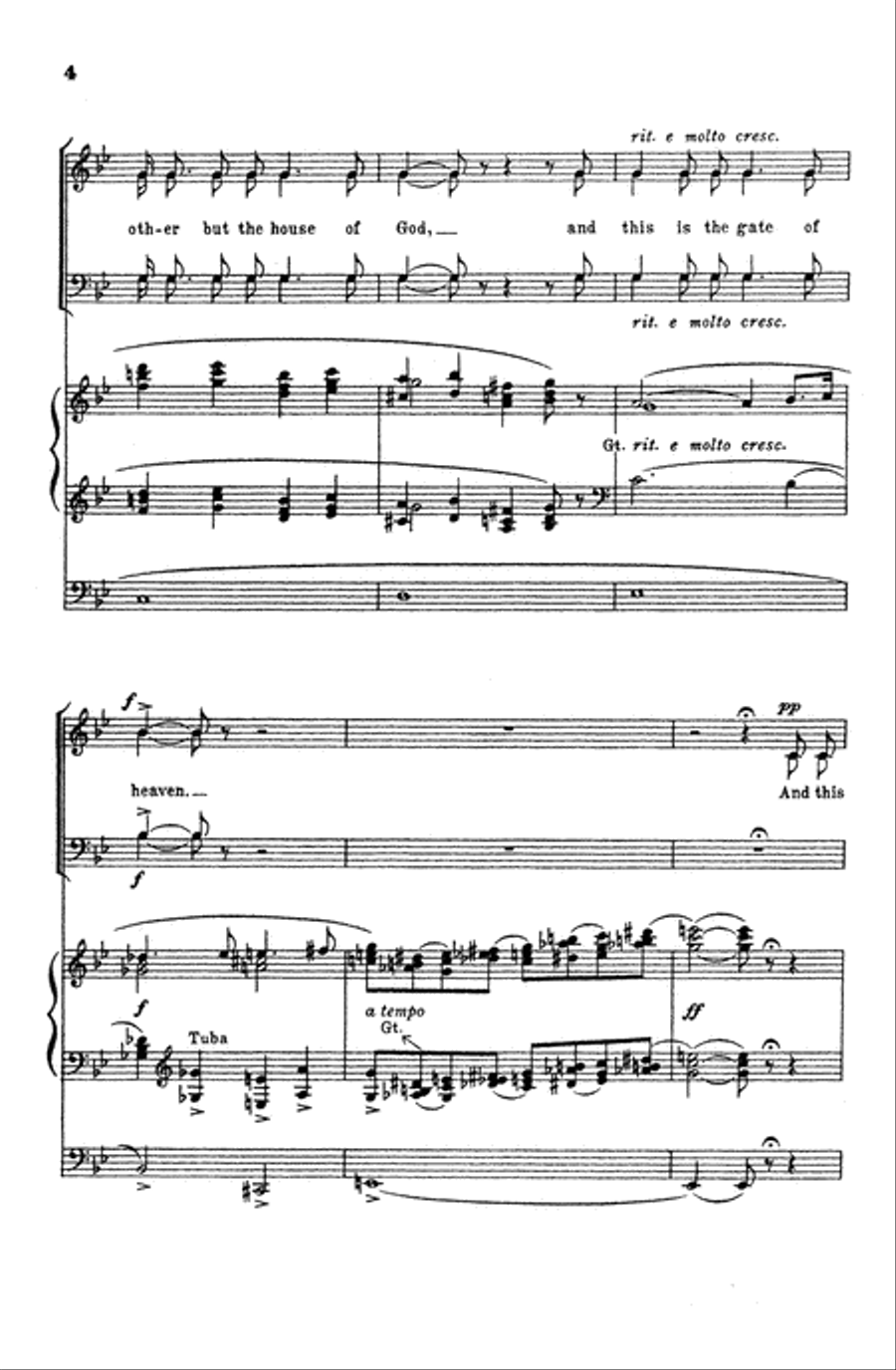Surely the Lord Is in This Place 4-Part scores gallery preview page 4