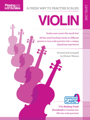 Book cover for Playing with Scales: Violin