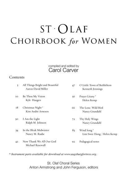 St. Olaf Choirbook for Women
