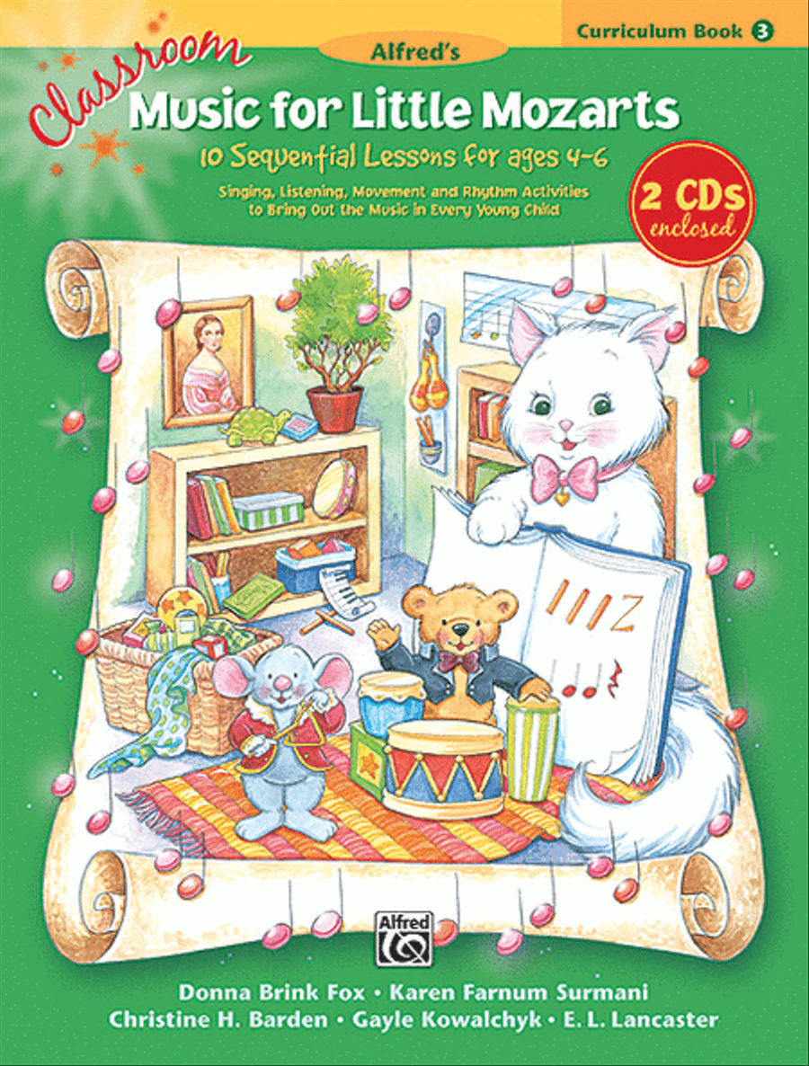 Classroom Music for Little Mozarts -- Curriculum Book & CD, Book 3 Piano Method scores gallery preview page 1