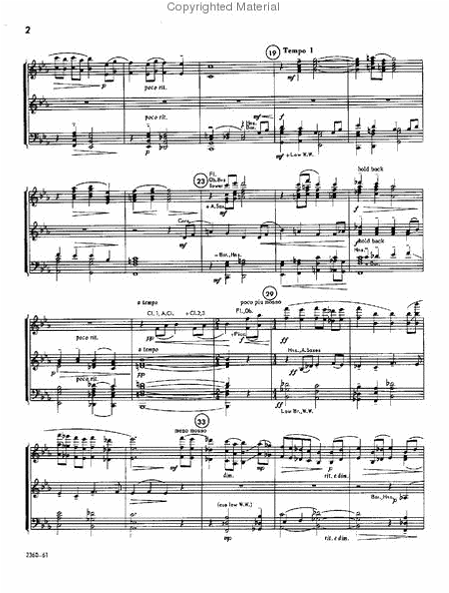 Synopsis for Band Concert Band scores gallery preview page 3