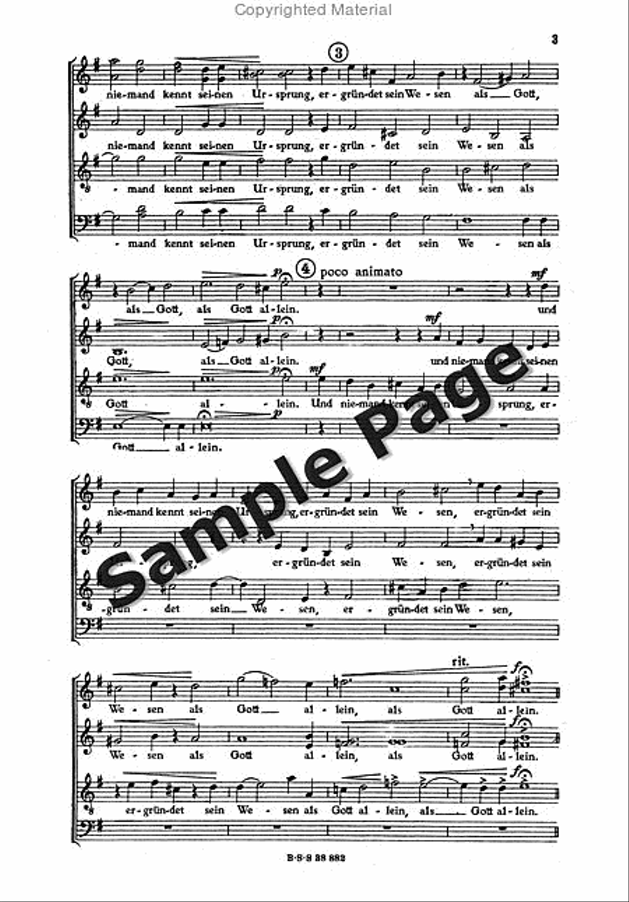 Nulla Vita Sine Musica Score 4-Part scores gallery preview page 3