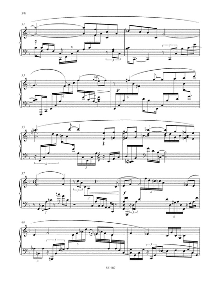 Adagietto Adagietto Piano Solo scores gallery preview page 3