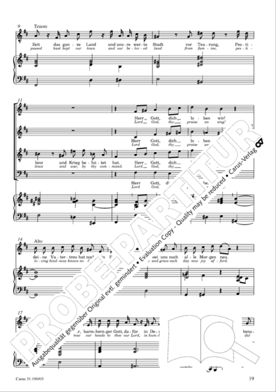 Sing to the Lord a new song (Singet dem Herrn ein neues Lied) ATB scores gallery preview page 20