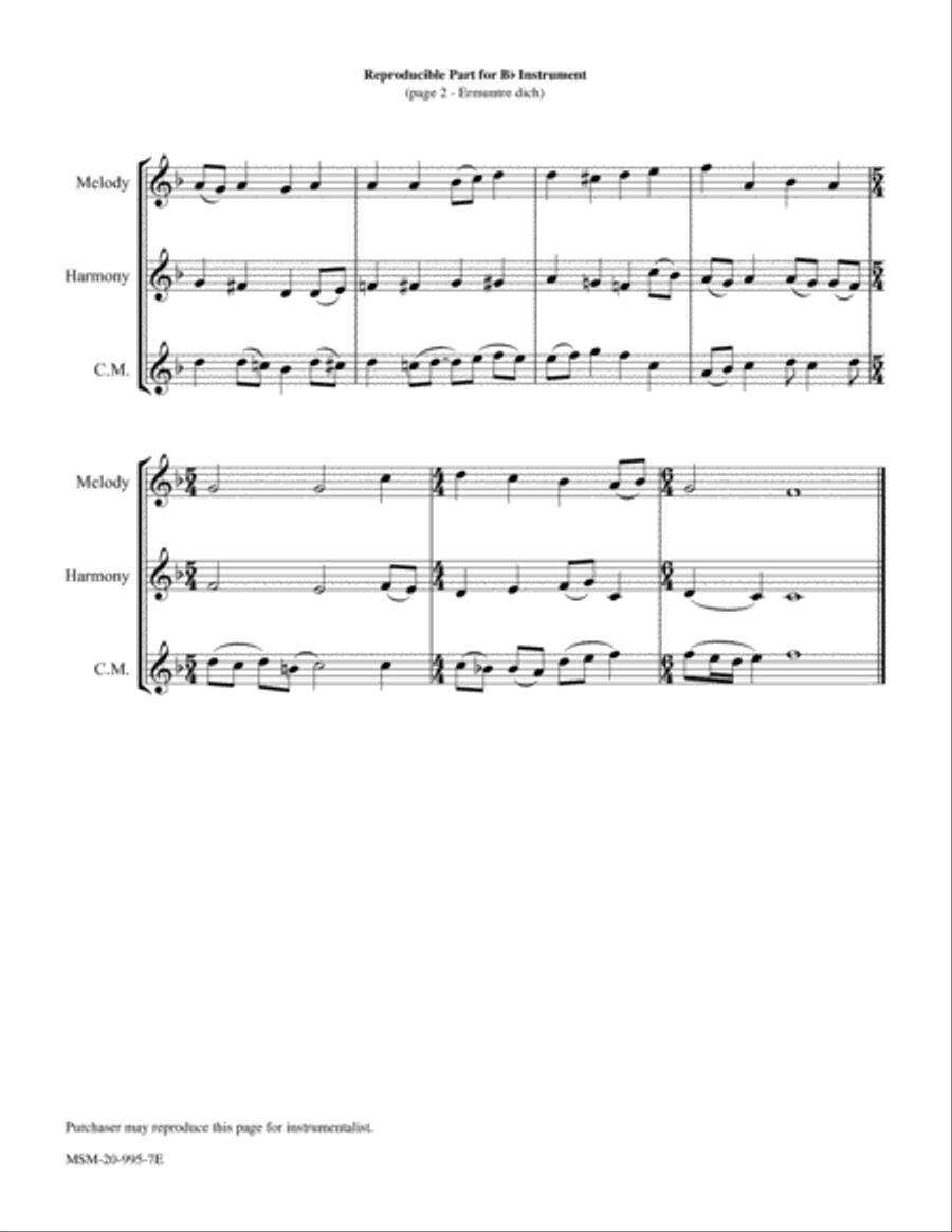 Ermuntre dich Ermuntre dich Piano and Keyboard scores gallery preview page 2