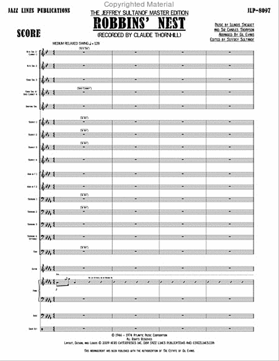 Robbins' Nest Big Band scores gallery preview page 4