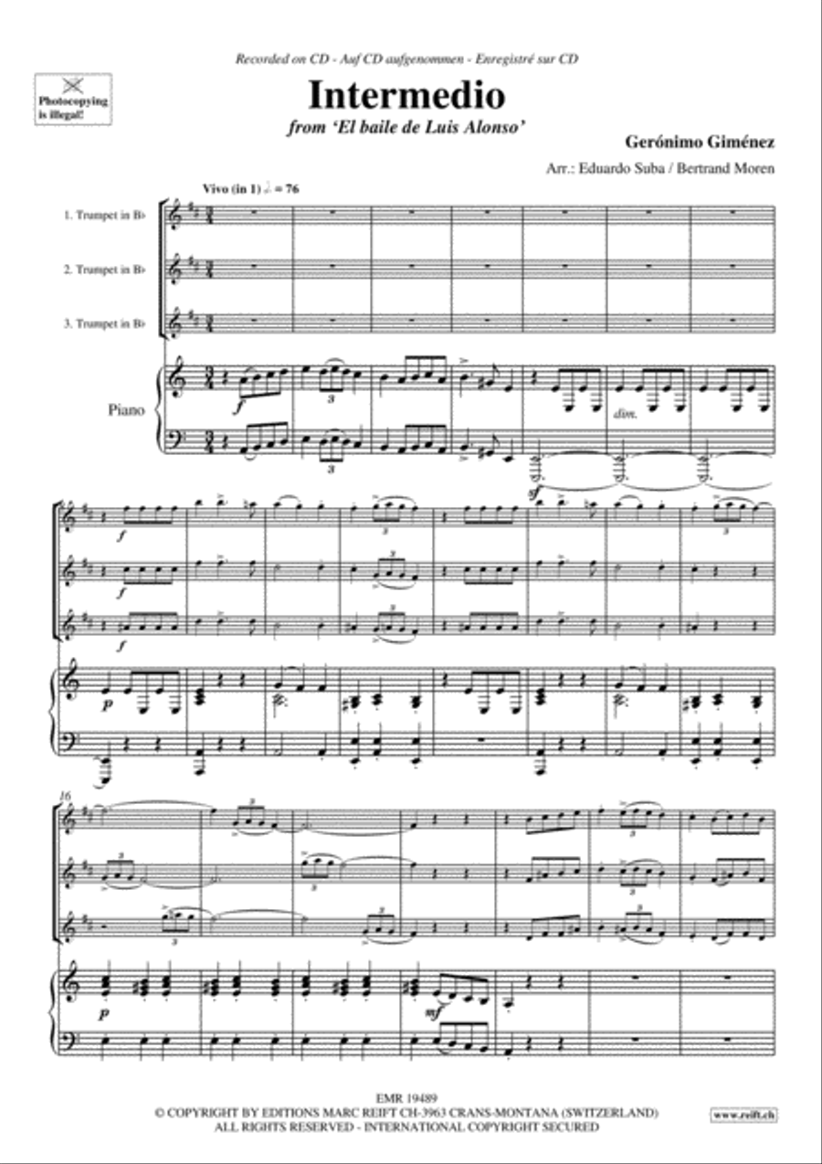 Intermedio Trumpet Trio scores gallery preview page 4