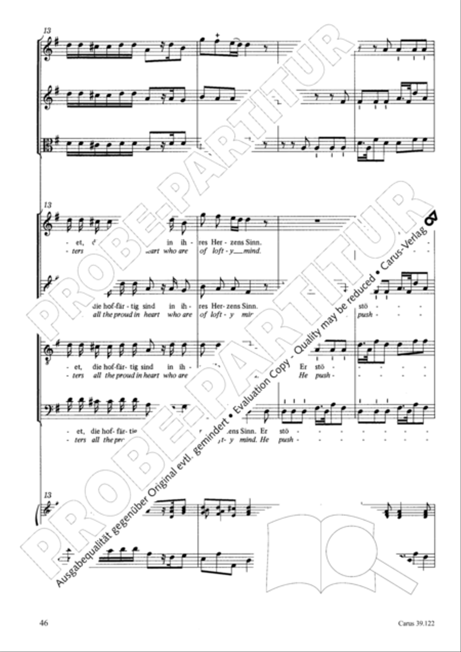 All my spirit exalts (With my spirit I praise the Lord) 4-Part scores gallery preview page 47