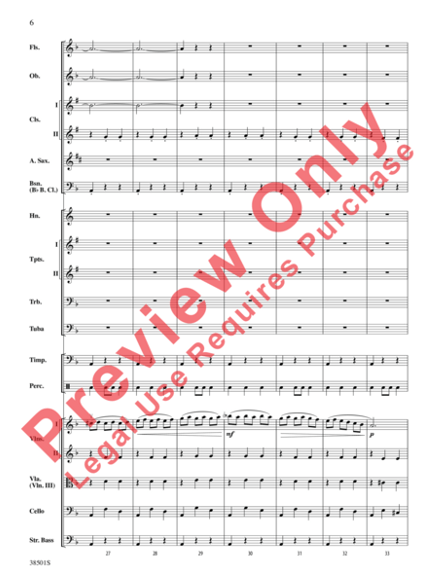 Aragonaise from Carmen Full Orchestra scores gallery preview page 7