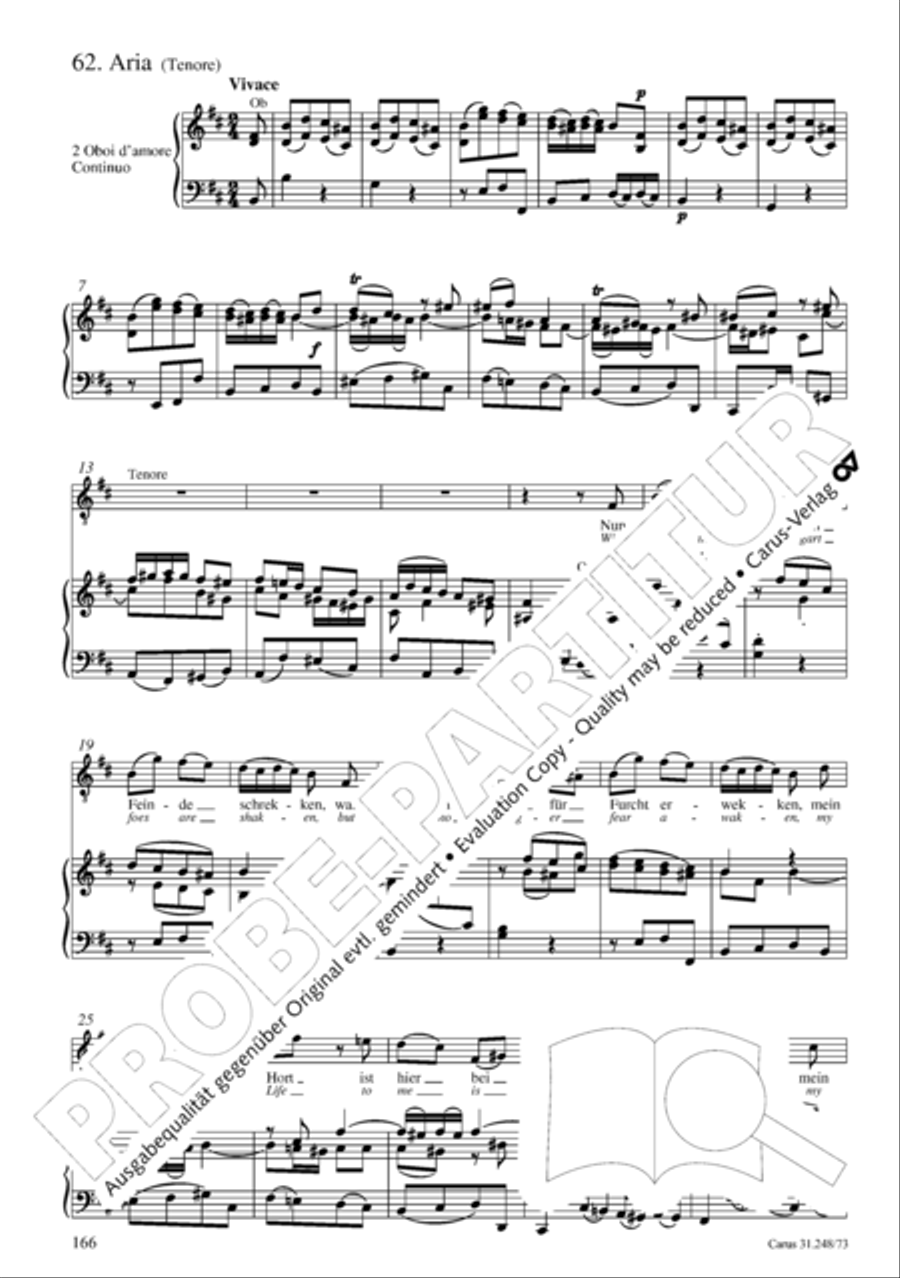 Christmas Oratorio (Weihnachtsoratorium, Teile IV-VI) 4-Part scores gallery preview page 87
