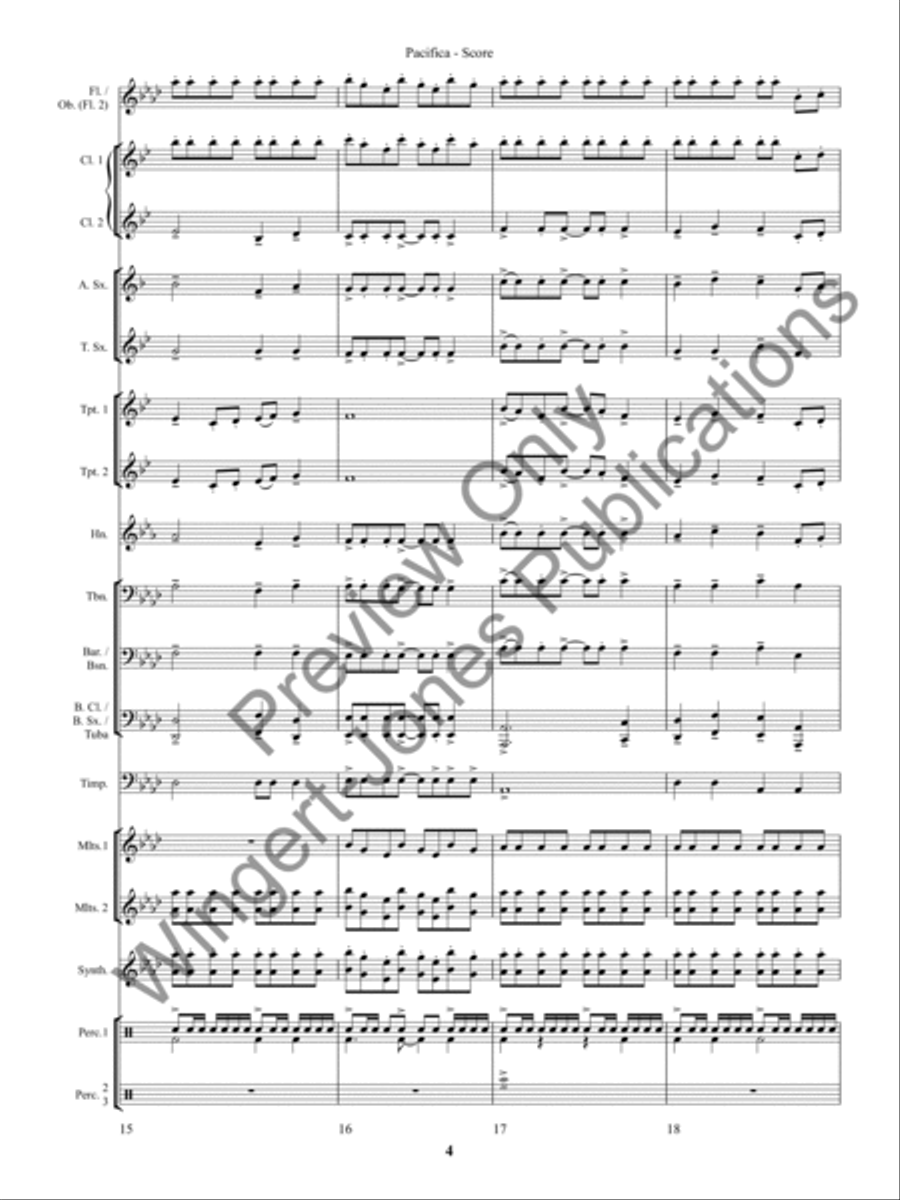 Seige Seige Concert Band scores gallery preview page 7