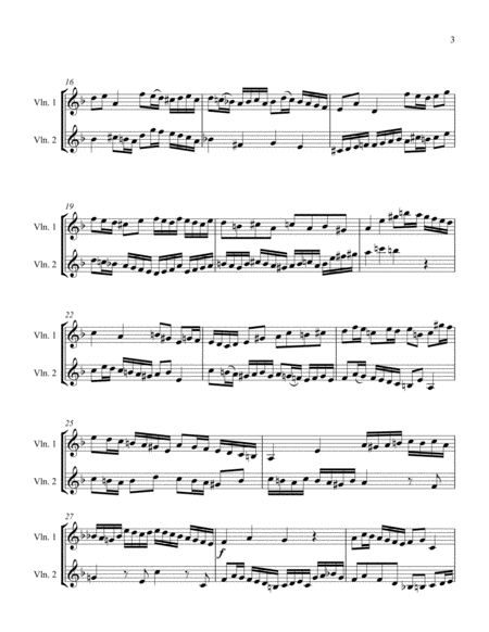 Fugue in D minor for Two Violins image number null