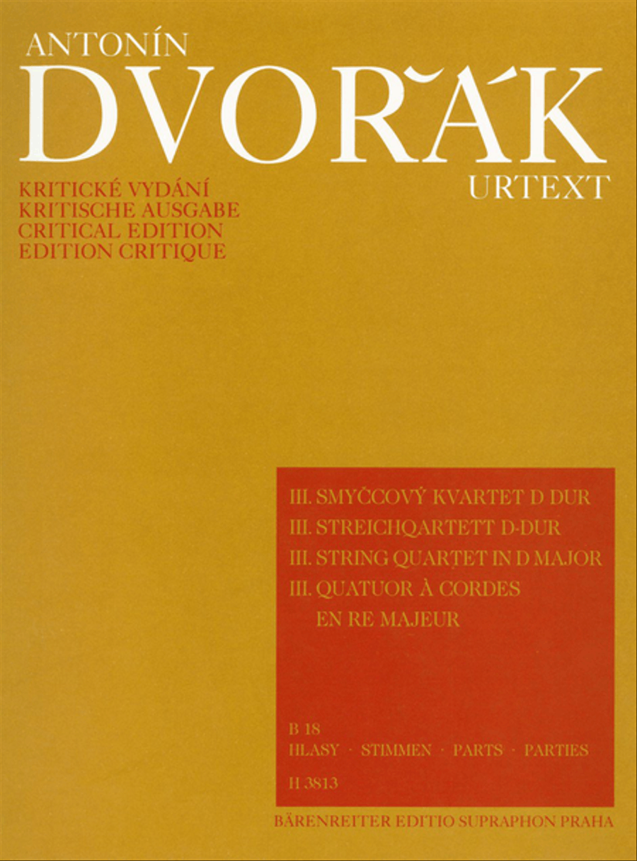 Streichquartett no. 3 D-Dur String Quartet scores gallery preview page 1