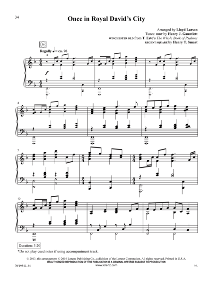 Christmas in Ivory Piano Solo scores gallery preview page 21