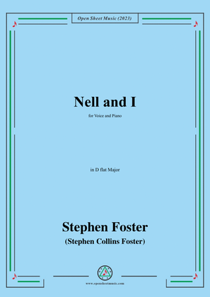 Book cover for S. Foster-Nell and I,in D flat Major