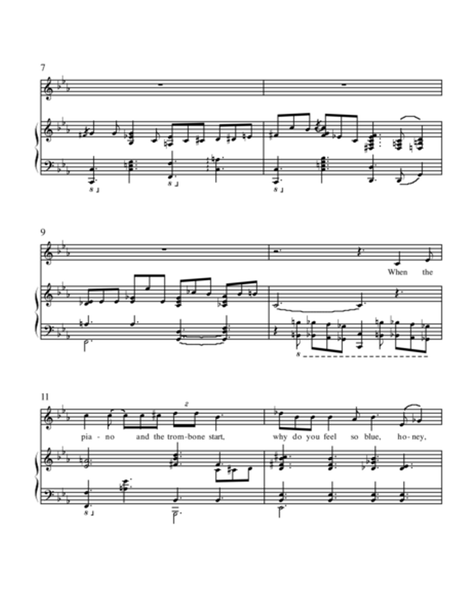 The Sometime Dancer Blues Low Voice scores gallery preview page 2