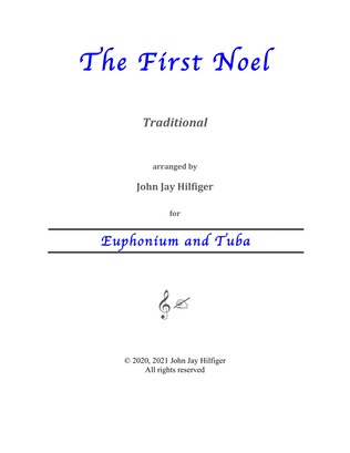 The First Noel for Euphonium and Tuba