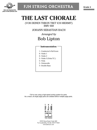 The Last Chorale: Score