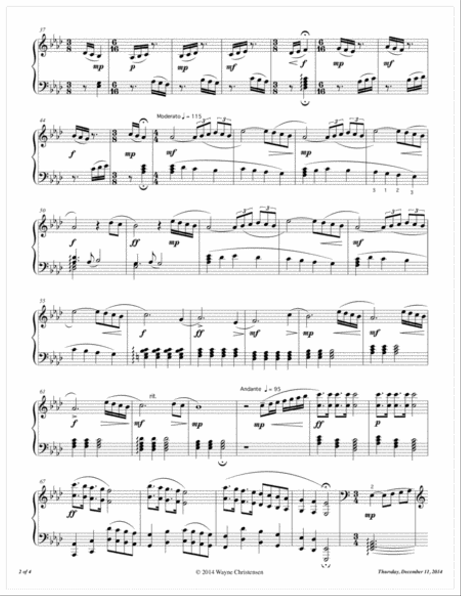 How Was I to Know...? Piano Solo scores gallery preview page 2
