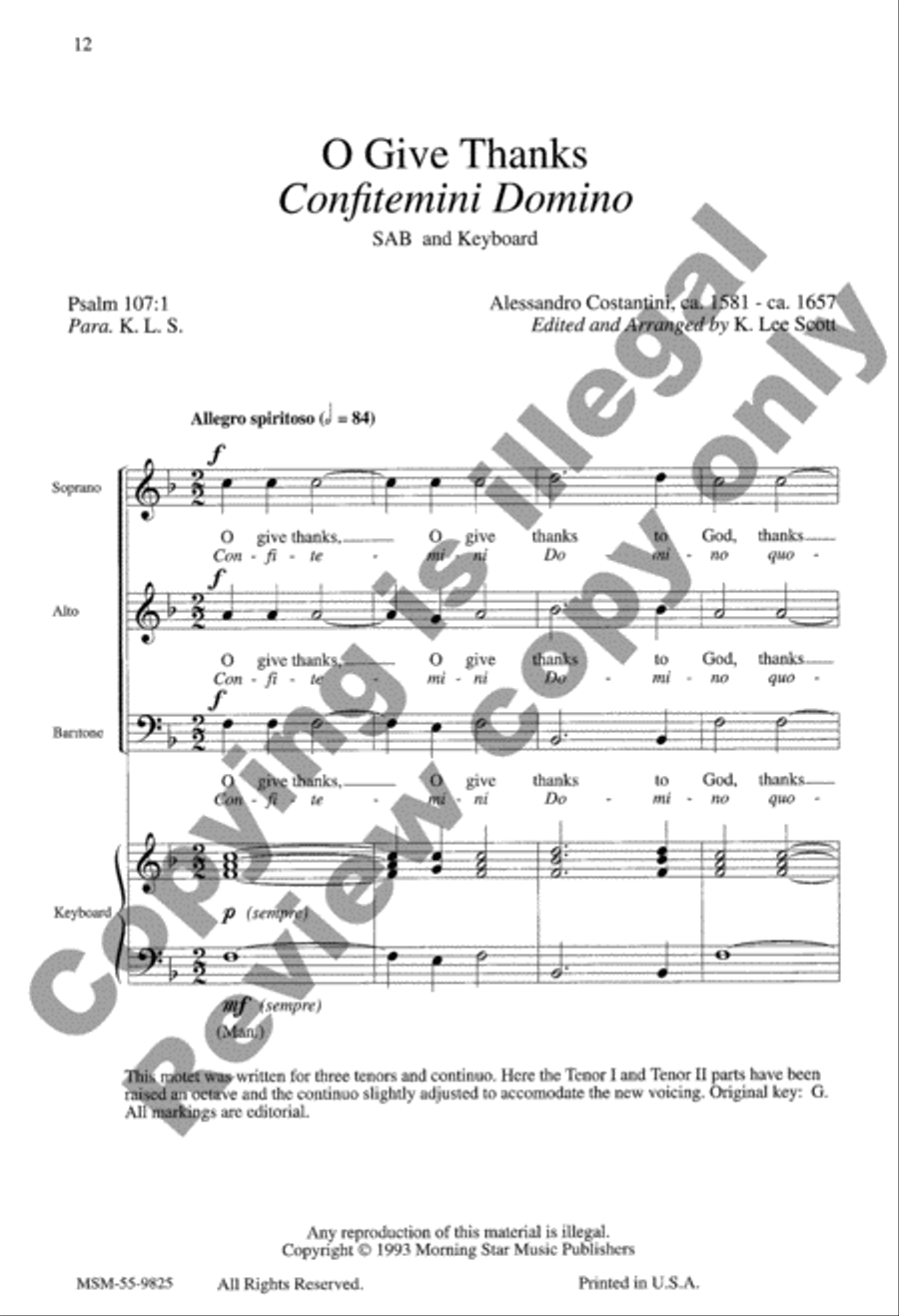 Coram Deo, Set I 3-Part scores gallery preview page 5