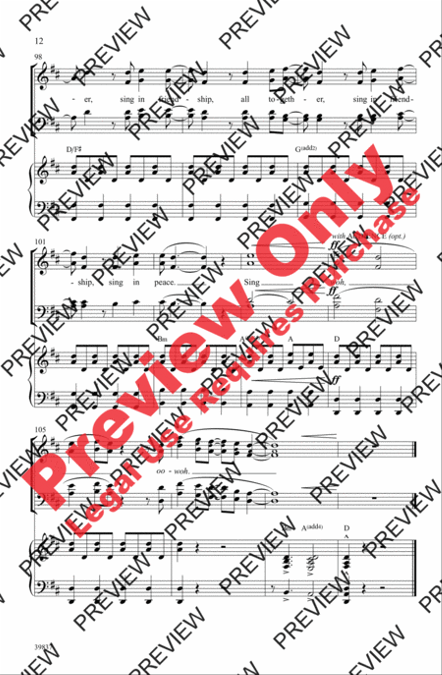 Rhythms of One World - SoundTrax CD (CD only) Choir scores gallery preview page 12