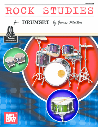 Book cover for Rock Studies For Drumset