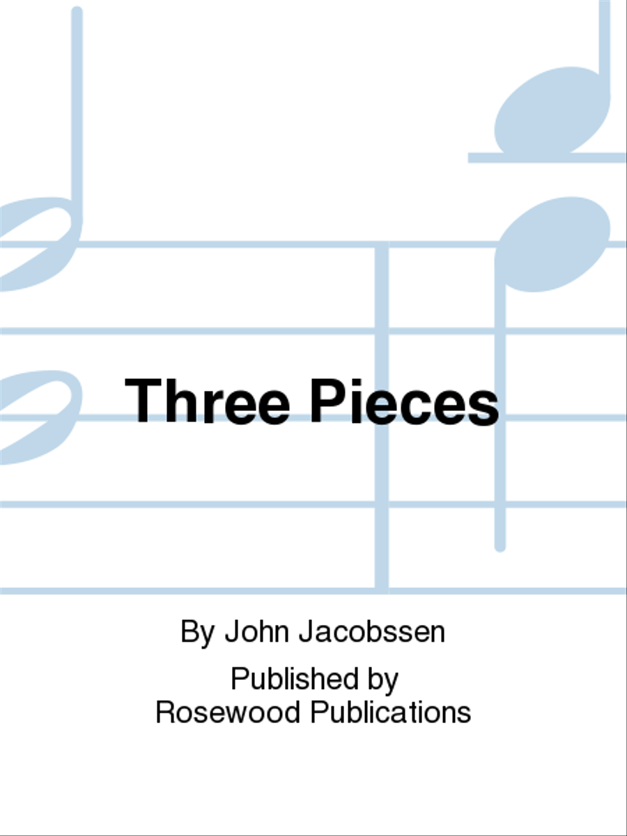 Three Pieces A Clarinet scores gallery preview page 1