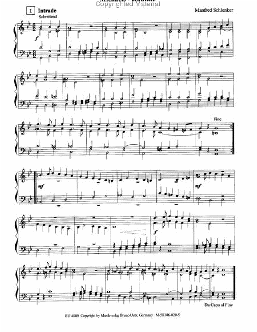 Michaelskantate Brass Quartet scores gallery preview page 2