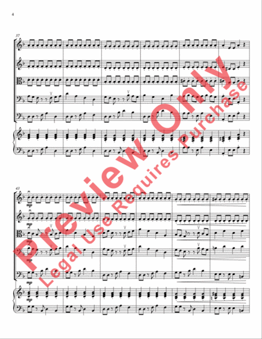 La Vita Bella String Orchestra scores gallery preview page 7