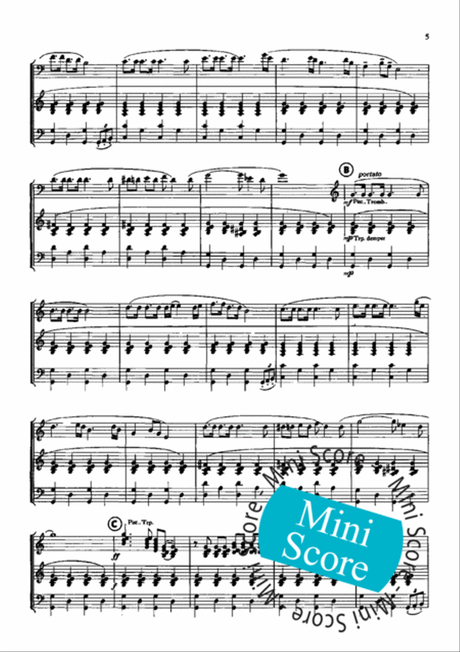 Kleine Suite voor Harmonieorkest Concert Band scores gallery preview page 8