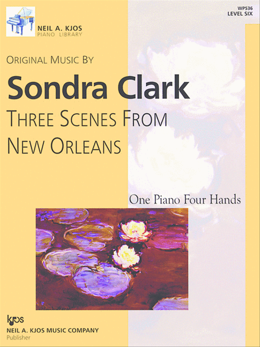 Three Scenes From New Orleans 1 Piano, 4-Hands scores gallery preview page 1