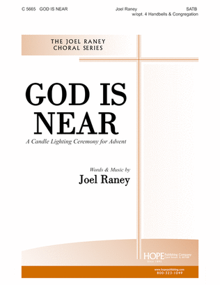 Book cover for God Is Near (A Candle Lighting Ceremony for Advent)