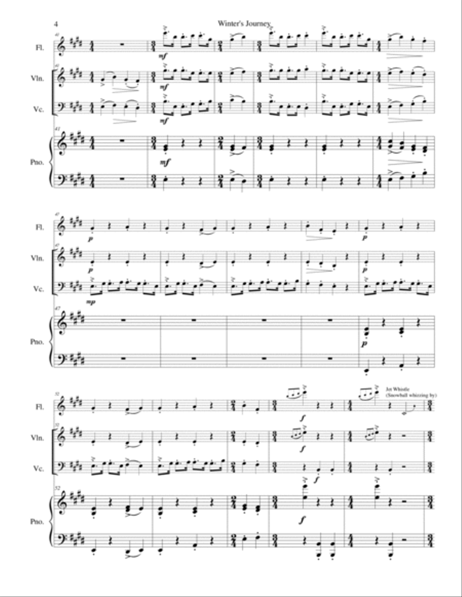 Winter's Journey Chamber Music scores gallery preview page 6