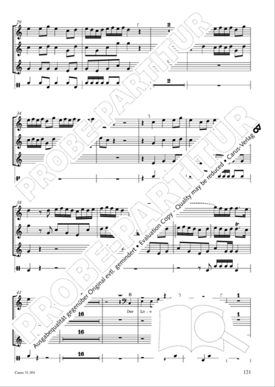 Bach for Brass 1: Cantatas I Voice scores gallery preview page 130