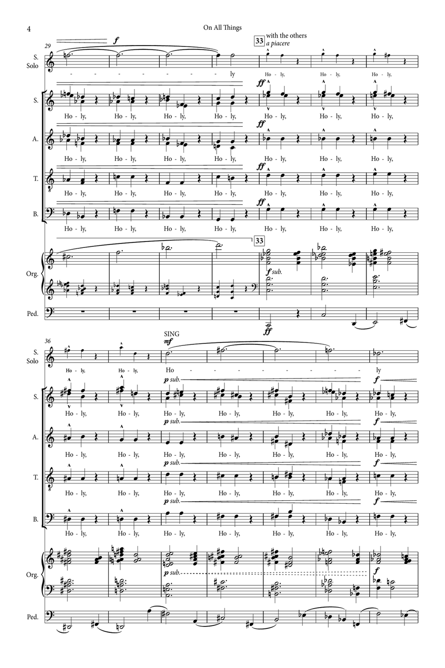 On All Things 4-Part scores gallery preview page 4