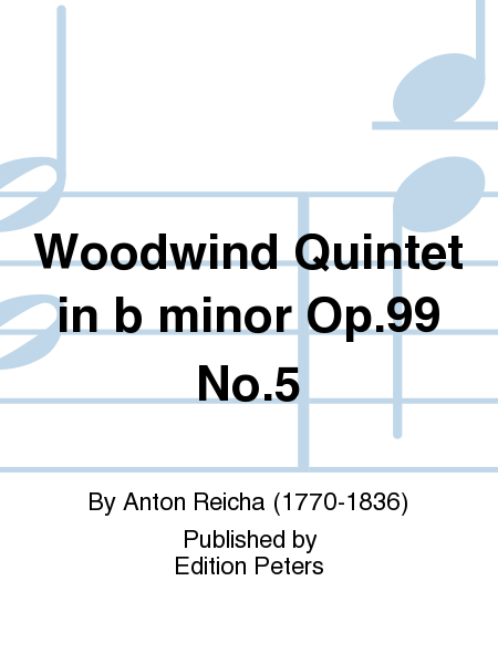 Woodwind Quintet in A Major Op. 99 No. 3