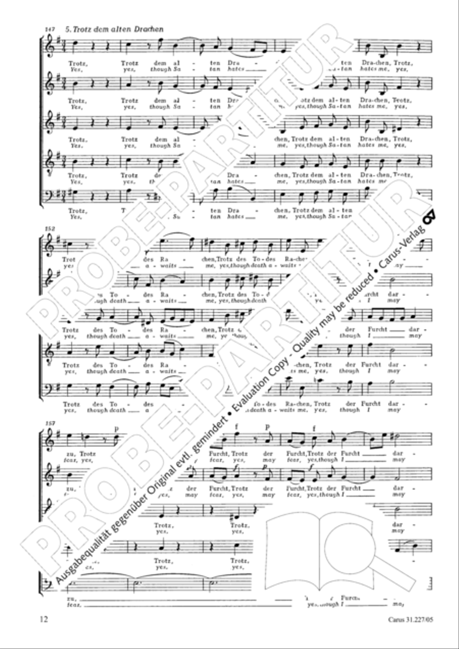 Jesu, my salvation (Jesu, thou my pleasure) SSATB scores gallery preview page 13