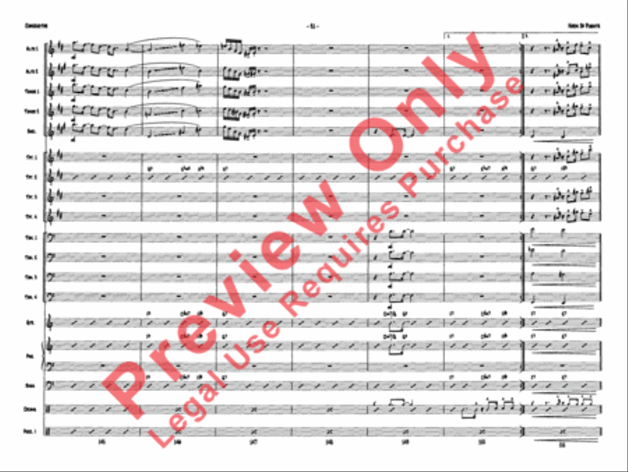 Horn of Puente Horn of Puente Jazz Ensemble scores gallery preview page 24