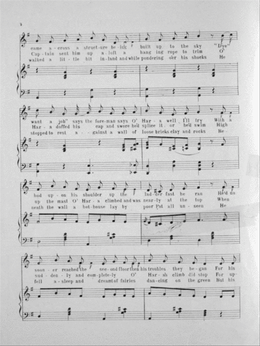 O'Hara (Followed by Michael, Patrick, Dennis, Tim, O'Hara) Voice scores gallery preview page 2