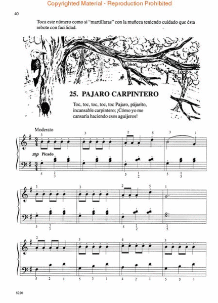 John Thompson's Modern Course for the Piano (Curso Moderno) – First Grade, Part 2 (Spanish)