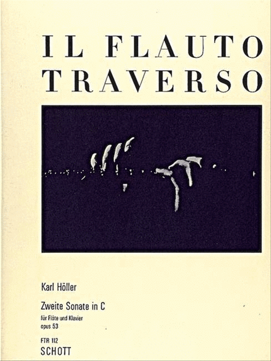 Holler Sonate No.2 Cmaj Op63 Fl Pft Flute Solo scores gallery preview page 1