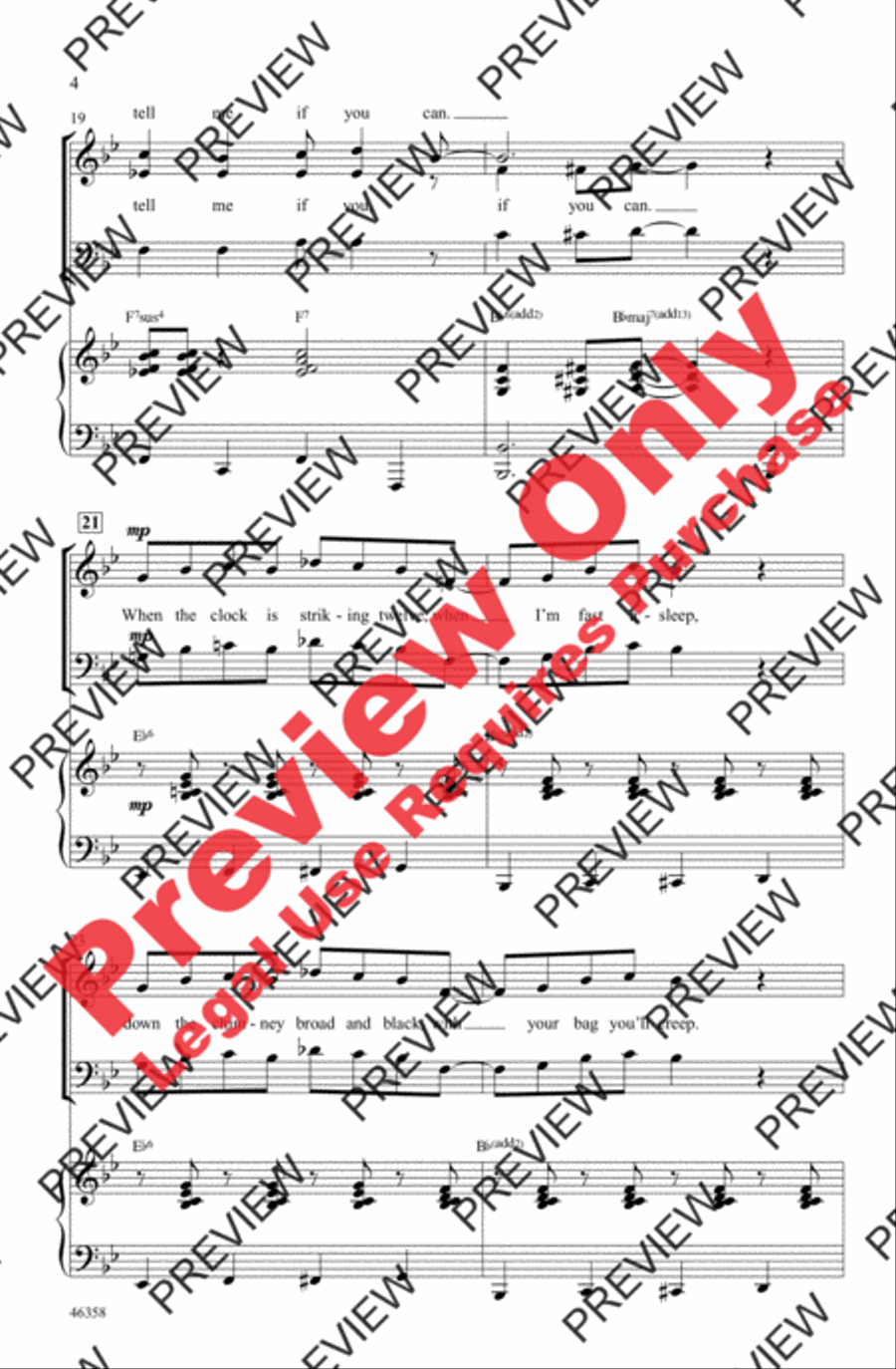 Swingin' Saint Nick! 3-Part scores gallery preview page 4