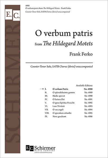 The Hildegard Motets: 1. O verbum Patris image number null