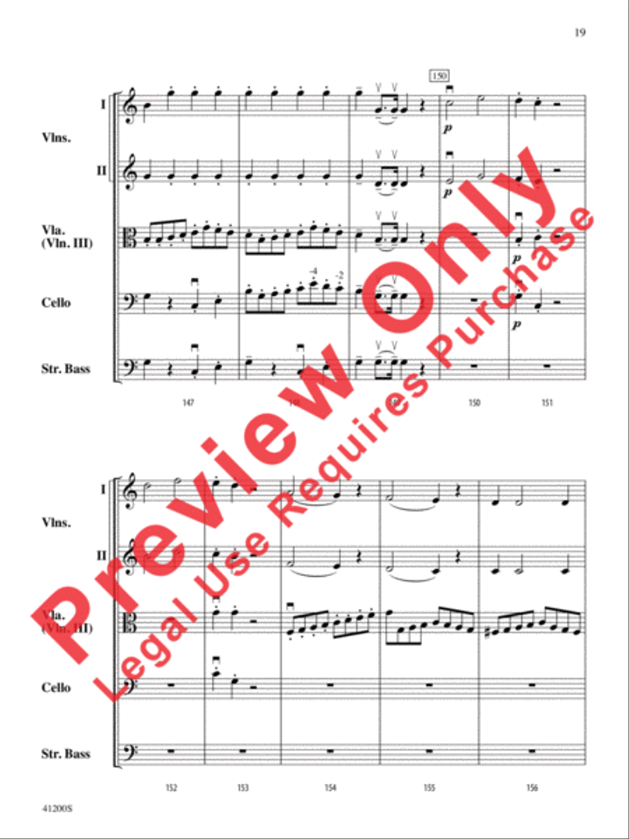 Allegro Molto String Orchestra scores gallery preview page 20